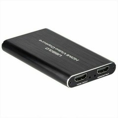 Video Card Capture, Aluminum for PC Laptop (Black)