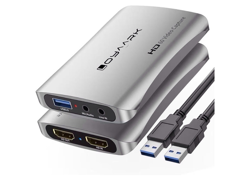 USB 3.0 Capture Card with Microphone 4K60HZ For Cameras / PS5/Switch2 / Xbox/PC