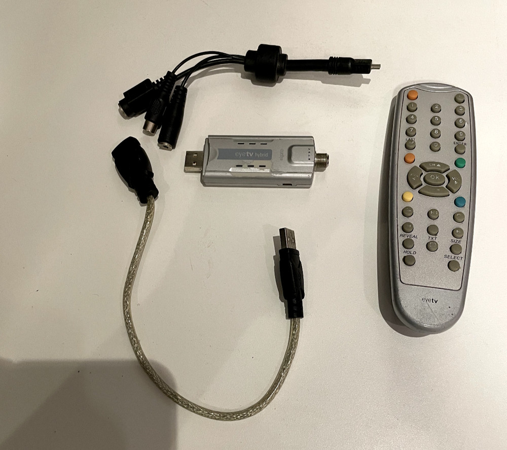 Elgato EyeTV Hybrid TV Stick for Mac or PC HDTV & Analog TV With Box
