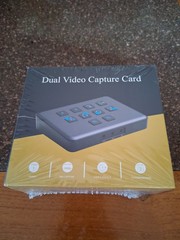 Dual Video Capture Card HDMI Live Stream Switcher, 4K 60HZ USB-C HDMI to USB 3.0