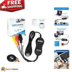 Universal RCA to USB Video Capture Device with H.264 for Easy VHS Digitization