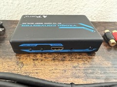 Portta Video Converter AV to HDMI 1080p Scaler with USB & HDMI Cables