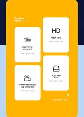 Capture Card HDMI-compatible to USB/Type-c