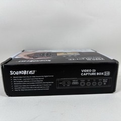 SoundBeast Video Audio Capture Box 2.0 Convert Record VCR VHS AV RCA To Digital