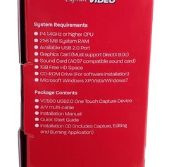 Diamond Multimedia VC500 One Touch VHS to Digital File DVD Convertor with Ease