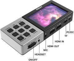 1080P@60fps Capture Card with 3.5 Inch LCD and Remote Control, HDMI Video Rec…