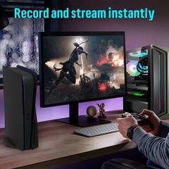 Game Capture Card, HDMI PCI-E 4K 30fps Record & Live Stream from Gaming Syste…