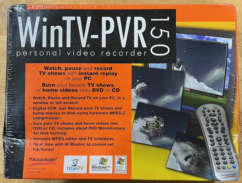 Hauppauge! ~ WinTV-PVR150 Model 1045 ~ Personal Video Recorder ~ New ~ Sealed
