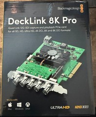 Blackmagic Design DeckLink 8K Pro (BDLKHCPRO8K12G) 12G-SDI PCIe Capture Card