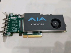 AJA CRV88-9-S-R0 Corvid 88 8-Channel PCIE Active Cooling I/O Card