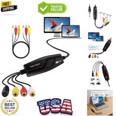 VHS to Digital Converter,Video Capture Card Device,VHS VCR Hi8 Mini DV to Mac…
