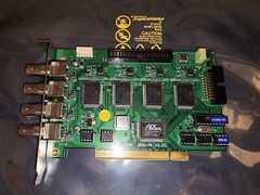 GeoVision GV800-4A 4ch DVR 120FPS Bt878 video surveilance capture PCI card WORK