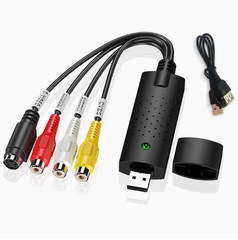 USB 2.0 Video Capture Card AV/S-Video to USB Adapter for Win/Mac/Linux