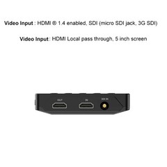 SDI HDMI Video Capture Card 1080P 60fps Camera Game Recorder One Key To SD Card