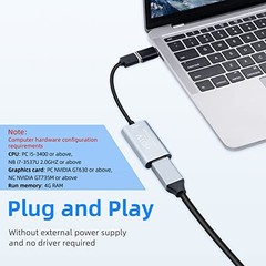 4K HDMI Video Capture Card USB C, Video Capture Device for Live