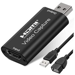 4K HDMI to USB 2.0 Video Capture Card 1080P Cam Link Card Game Capture Black