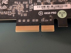 Elgato 4K60 PRO PCIe Digital Video Capture Card HDMI In/Out Full-Height
