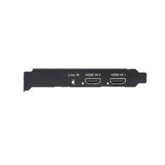 Linux HDMI 1080p PCIe OBS Vmix Wirecast Streaming 2 Channel 60fps Broadcast PCI