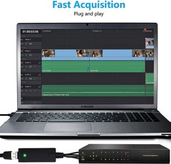 USB Audio Video Converter, VHS to Digital Converter, Video Capture Card Digit…