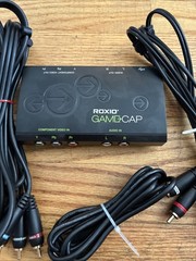 Roxio HU348-E Standard Game Capture Device Component Cable PS3 Xbox + Cables