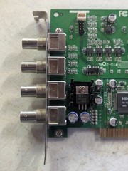 CH08-A2X600324-0042 4-Channel PCI Video Capture Card 4x BNC DVR CCTV