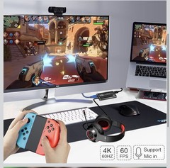 Game Capture Card USB 3.0 Video Card HD 1080P HDMI Video Recording Live Broadcas