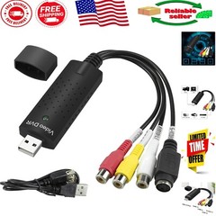 VHS to USB Digital Converter – Effortless Video Capture with RCA/S-Video