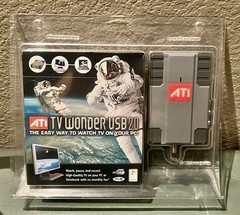 ATI TV Wonder USB 2.0 Vintage TV Tuner & Video Capture Device – New Sealed