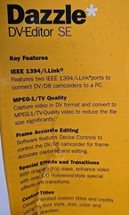 Dazzle DV-Editor DM-6200 Video Capture Card Firewire IEEE 1394 Adapter Transfer