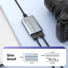 4K Video Capture Card HDMI Input Output 4k 30Hz Game Recording for PS4/5