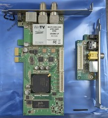 Hauppauge WinTV-HVR-2255 Dual Hybrid PCI-E TV Tuner Board w/ 16020137 I/O Board