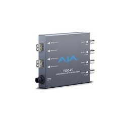 AJA FiDO-4T 4-Channel 3G-SDI to Single-Mode LC Fiber Mini Transmitter Converter