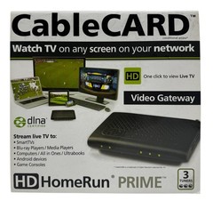 SiliconDust HD HomeRun Prime Cable Card TV Tuner Video Gateway HDHR3-CC