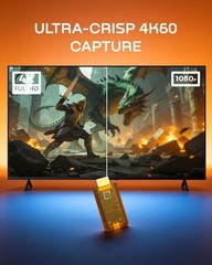 ShadowCast 3 Pro, 4K60 Capture Card, Zero-Latency HDMI Passthrough USB-C Vide…