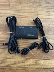 Roxio HU348-E Standard Game Capture Device Component Cable PS3 Xbox + Cables