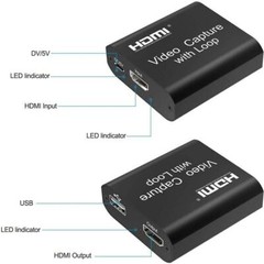 4K USB2.0 HDMI Video Capture Card 1080P Game Record Live Streaming with Loop Out