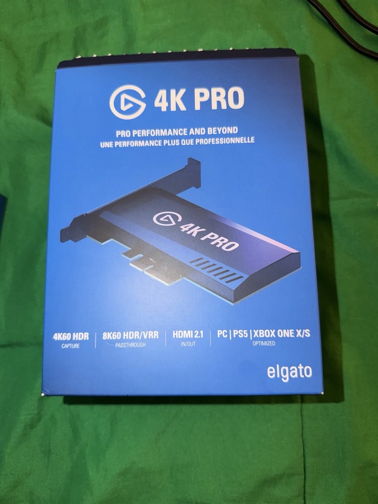 Elgato 4K60 PRO 4K PCIe Capture Card 20GAS9901 (Internal)