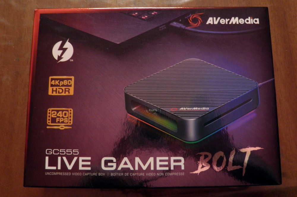 AVerMedia Live Gamer BOLT GC555 Thunderbolt Capture