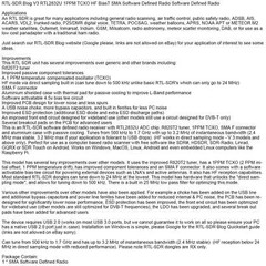 RTL-SDR Blog R820T2 RTL2832U 1PPM TCXO SMA Software Defined Radio (Dongle Only)