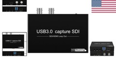 SDI Video Capture Card 1080P60fps HDMI/SDI to .0 Audio Video Capture Device w…