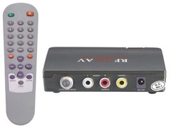 RF Coax Composite Video To RCA Video Converter CATV TV Tuner For NTSC PAL System