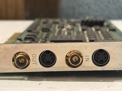 MIRO VIDEO DC1 VIDEO DIGITIZER / PLAYBACK CARD 16-BIT ISA CARD COMPOSITE S-VIDEO