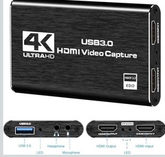 Capture Card Nintendo Switch, 4K HDMI Video Capture Card, 1080P 60FPS, HDMI to U