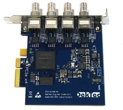 DekTec DTA-2144 Quad ASI SDI PCIe Video Capture Module Card – Broadcast I/O