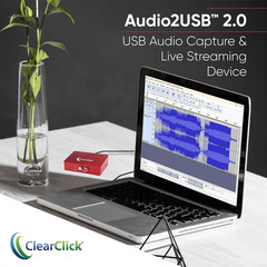Audio to USB 2.0 – Second Generation – Audio Capture & Live Streaming Device – I