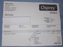 Osprey 827e dual channel 3G HD SDI, DVI, HDMI, analog capture card