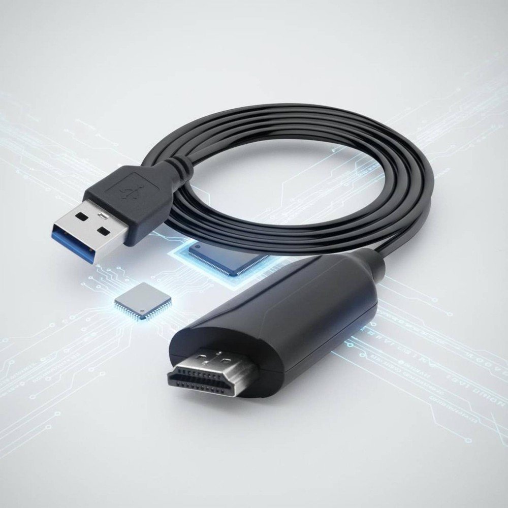 AV Interface to Universal Serial Bus AV Interface Input Adapter Card Portable