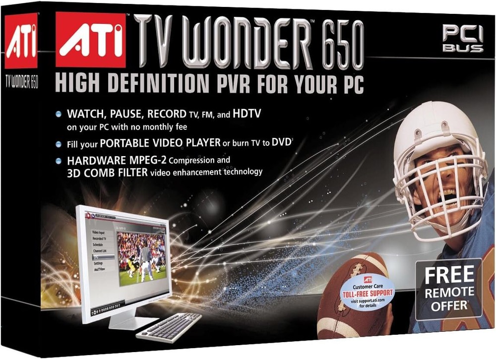 ATI 100-715331 PCI TV Wonder 650 High Definition Personal Video Recorder