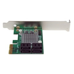 StarTech 4 Port PCI Express 2.0 SATA III 6Gbps RAID Controller Card with HyperDu