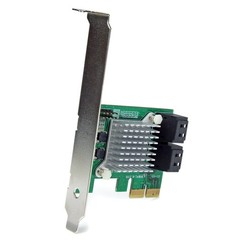 StarTech 4 Port PCI Express 2.0 SATA III 6Gbps RAID Controller Card with HyperDu